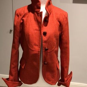 JCrew rustic dark orange color jacket